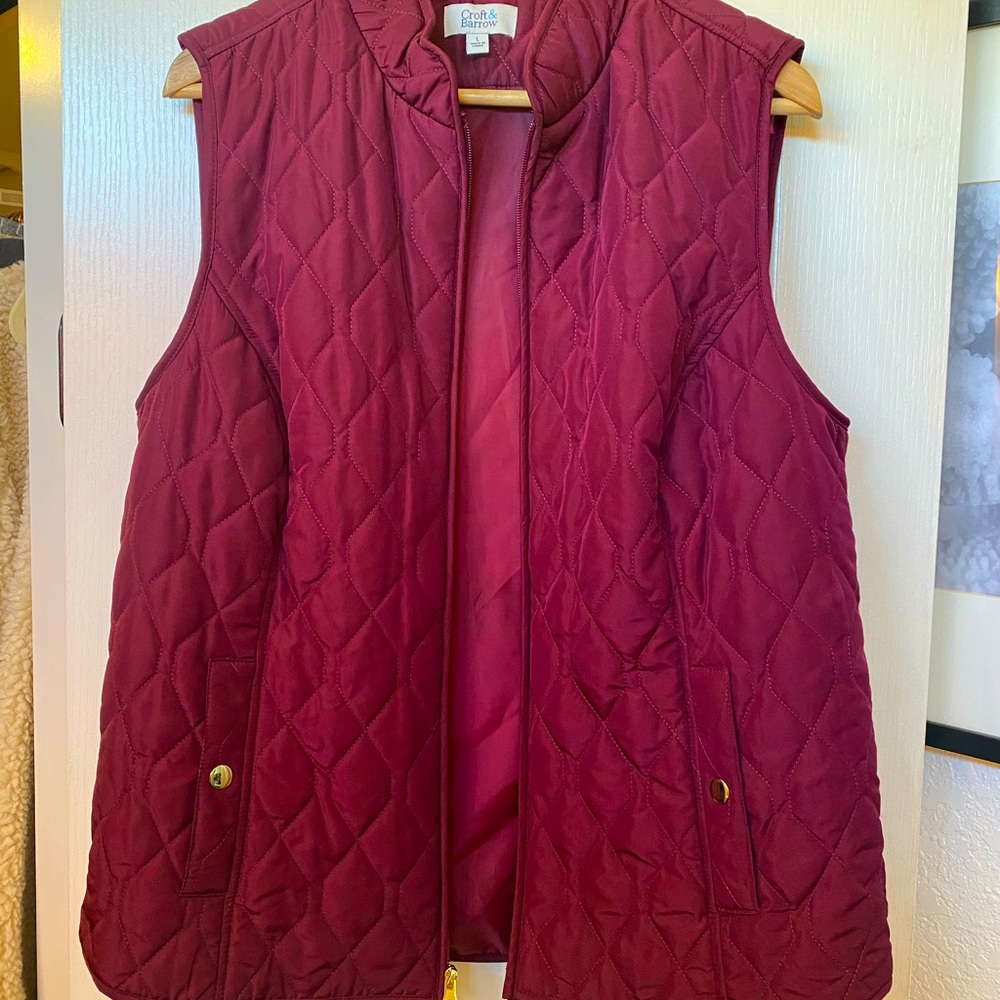 Croft & Barrow puffer sweater vest